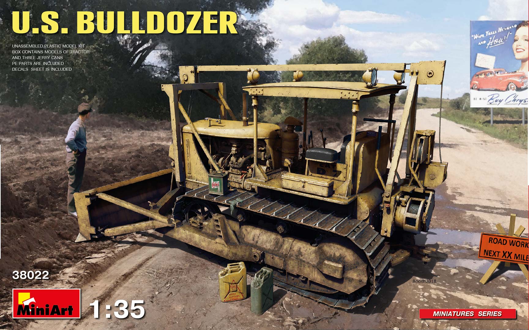 38022  техника и вооружение  U.S. Bulldozer  (1:35)