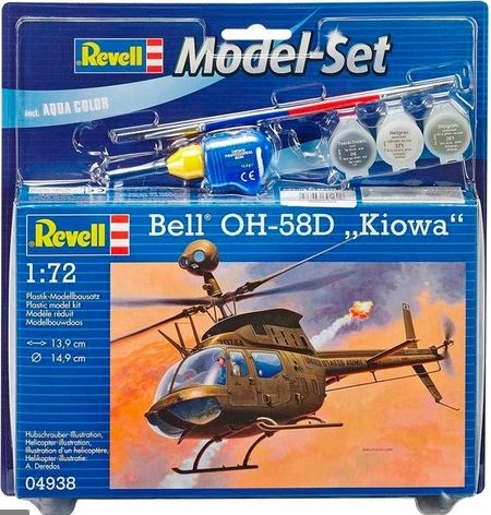 64938  авиация  Bell OH-58D Kiowa  (1:72)