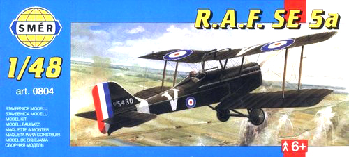 0804  авиация  R.A.F.SE 5a. Scount (1:48)