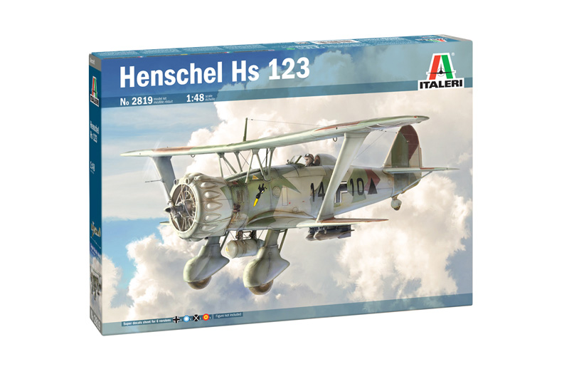 2819  авиация  Henschel Hs-123  (1:48)