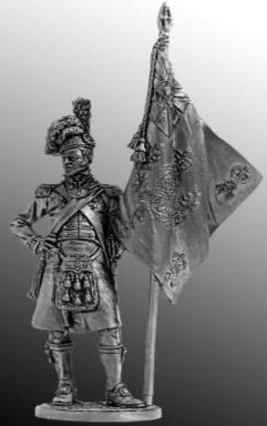 NAP-092  миниатюра  Офицер-знаменосец 42-го Королевского хайлэндского  плк.