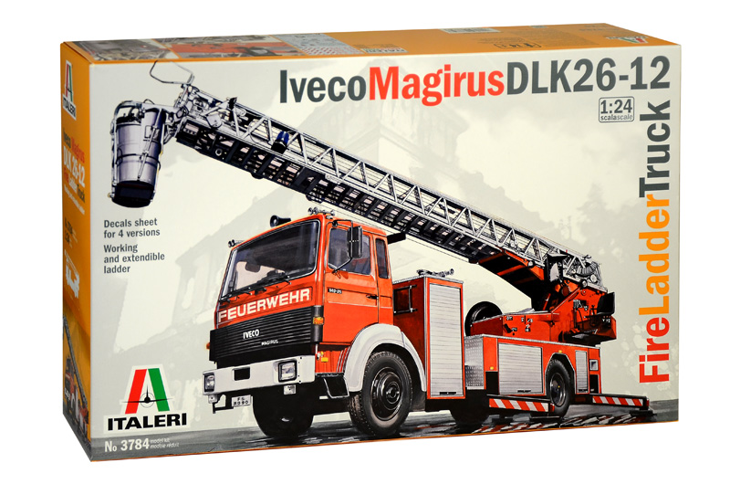 3784  автомобили и мотоциклы  IVECO MAGIRUS DLK 26-12  (1:24)