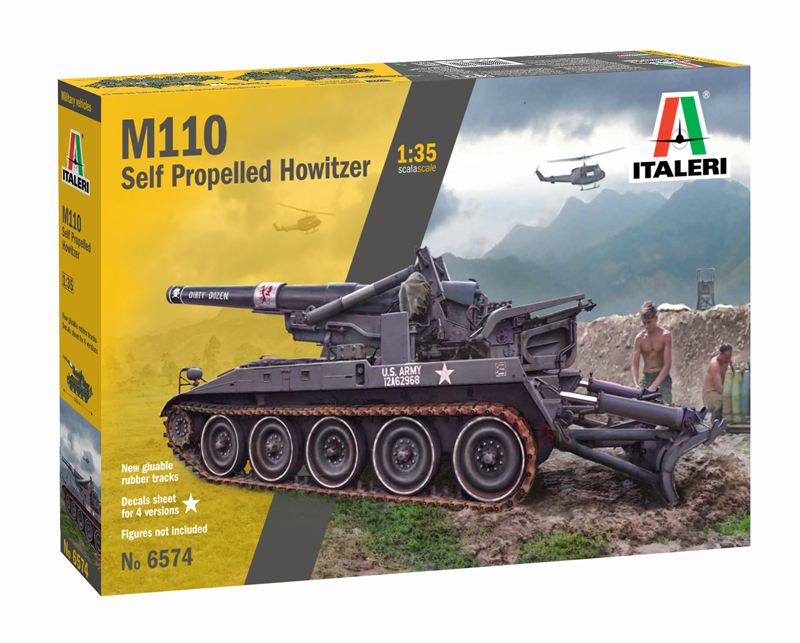 6574  техника и вооружение  M110 Self Propelled Howitzer  (1:35)