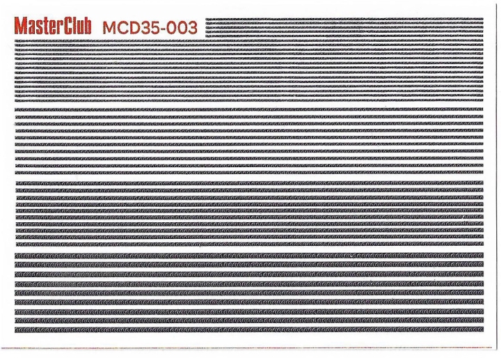 MCD35-003  декали  3D Decal straight welds  (1:35)