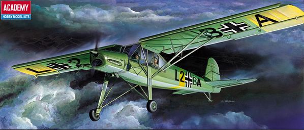 12459  авиация  Fi-156 Storch  (1:72)