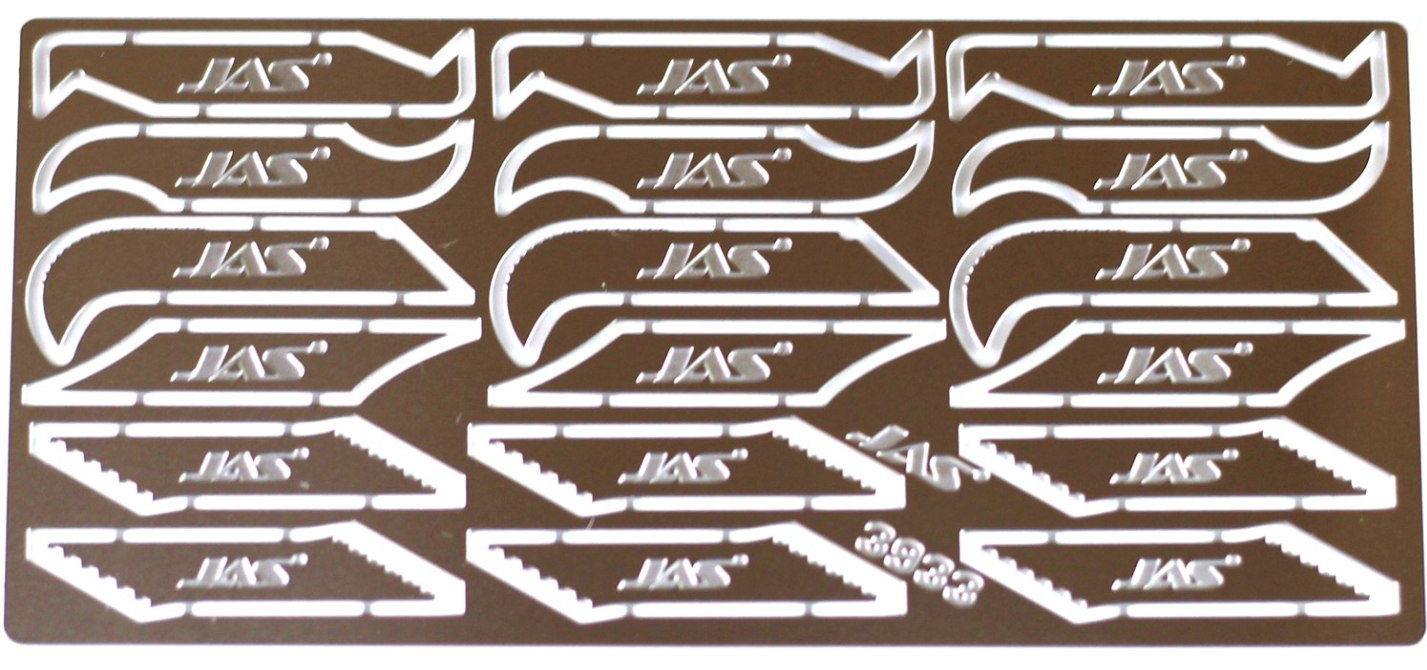 3933  ручной инструмент  Набор скрайберов  0,3 мм. К ножу с цанговым зажимом. 18 штук.