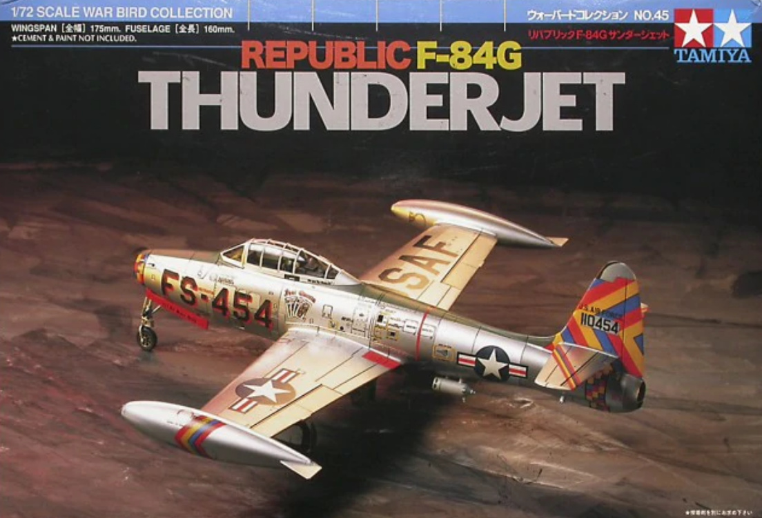 60745  авиация  F-84G Thunderjet (1:72)