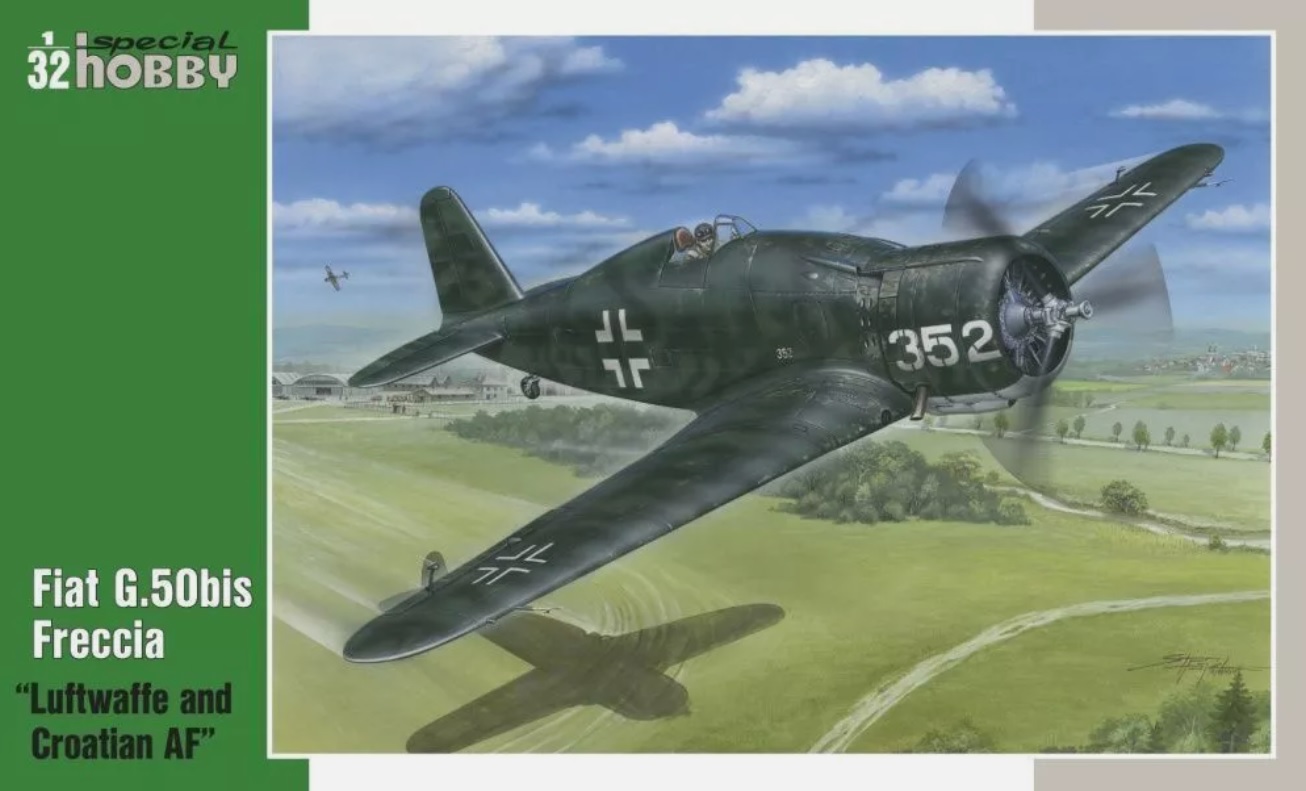 SH32058  авиация  Fiat G.50bis Freccia "Luftwaffe and Croat AF"  (1:32)