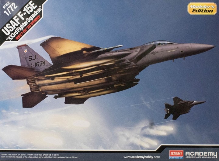12550  авиация  USAF F-15E Strike Eagle "333rd Fighter Squadron"  (1:72)