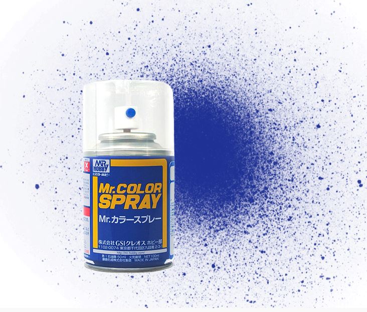 S 76  краска в баллончиках т.м. MR.HOBBY 100мл  METALLIC BLUE