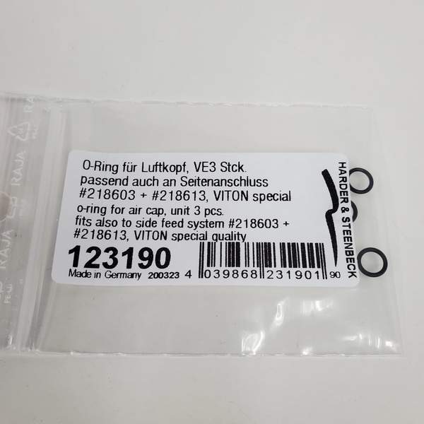 HS-123190  аэрография  Прокладки кожуха сопла O-ring for air cap