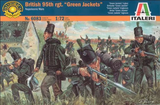 6083  фигуры  British 95th rgt. "Green Jackets"  (1:72)