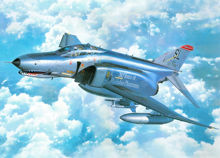 07208  авиация  F-4E PHANTOM II  (1:48)