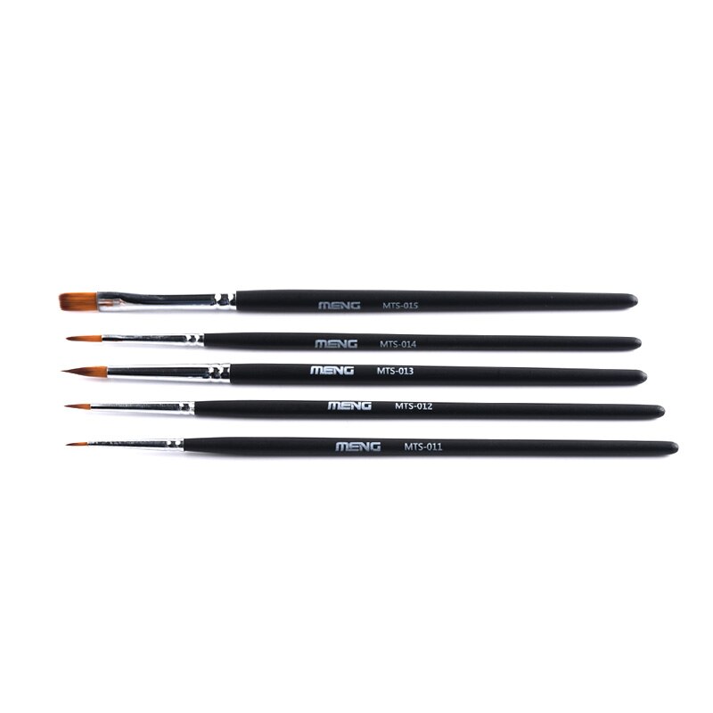 MTS-010  кисти  Набор кистей  Modeling Paint Brush Set (5шт. в наборе)