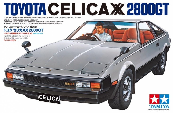24021  автомобили и мотоциклы  Toyota Celica XX 2800GT  (1:24)