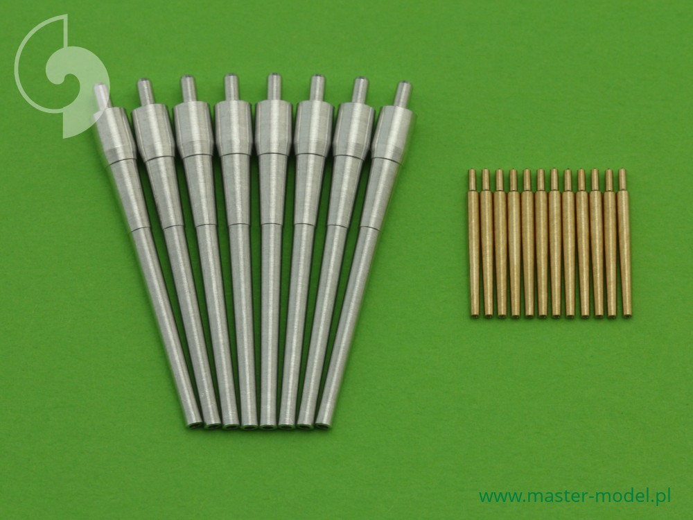 SM-350-069  дополненияиз металла  Стволы 8" Мк9 (8шт.), 5" /25 (12шт.) для USS Lexington/Saratoga до