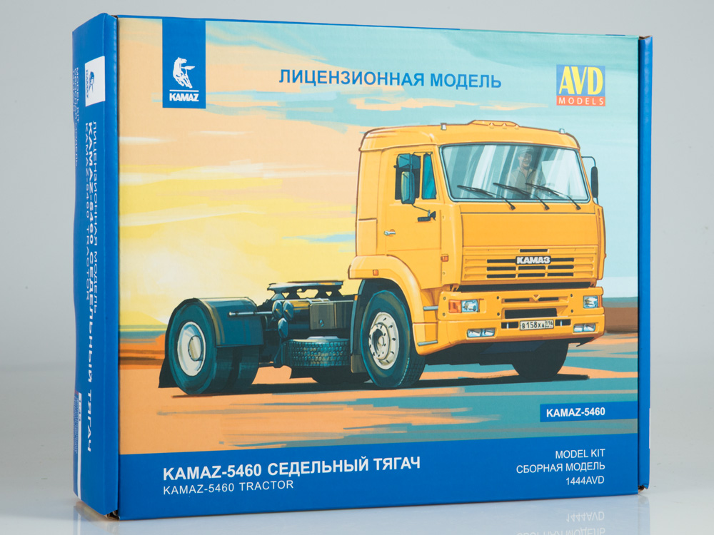 1444AVD  автомобили и мотоциклы  KAMAZ-5460 Седельный тягач  (1:43)