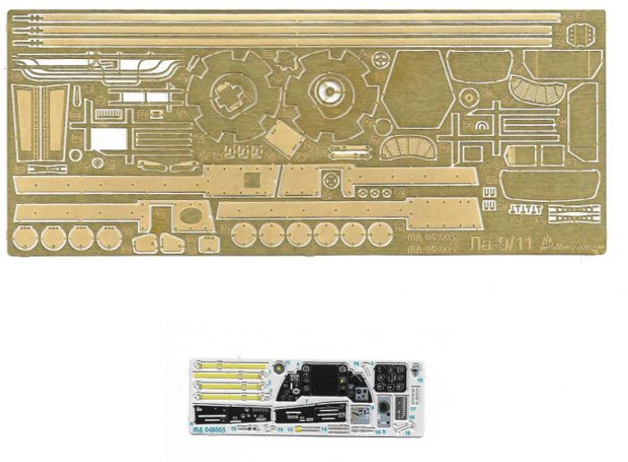 МД 048003  фототравление  Л@-9 (АРК) цветные приборные доски  (1:48)