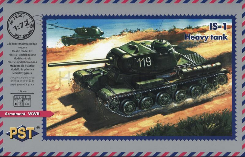 72001  техника и вооружение  IS-1 (1:72)