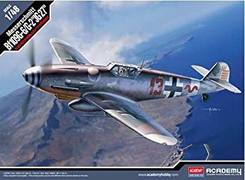 12321  авиация  Messerschmitt Bf109G-6/G-2 "JG 27"  (1:48)