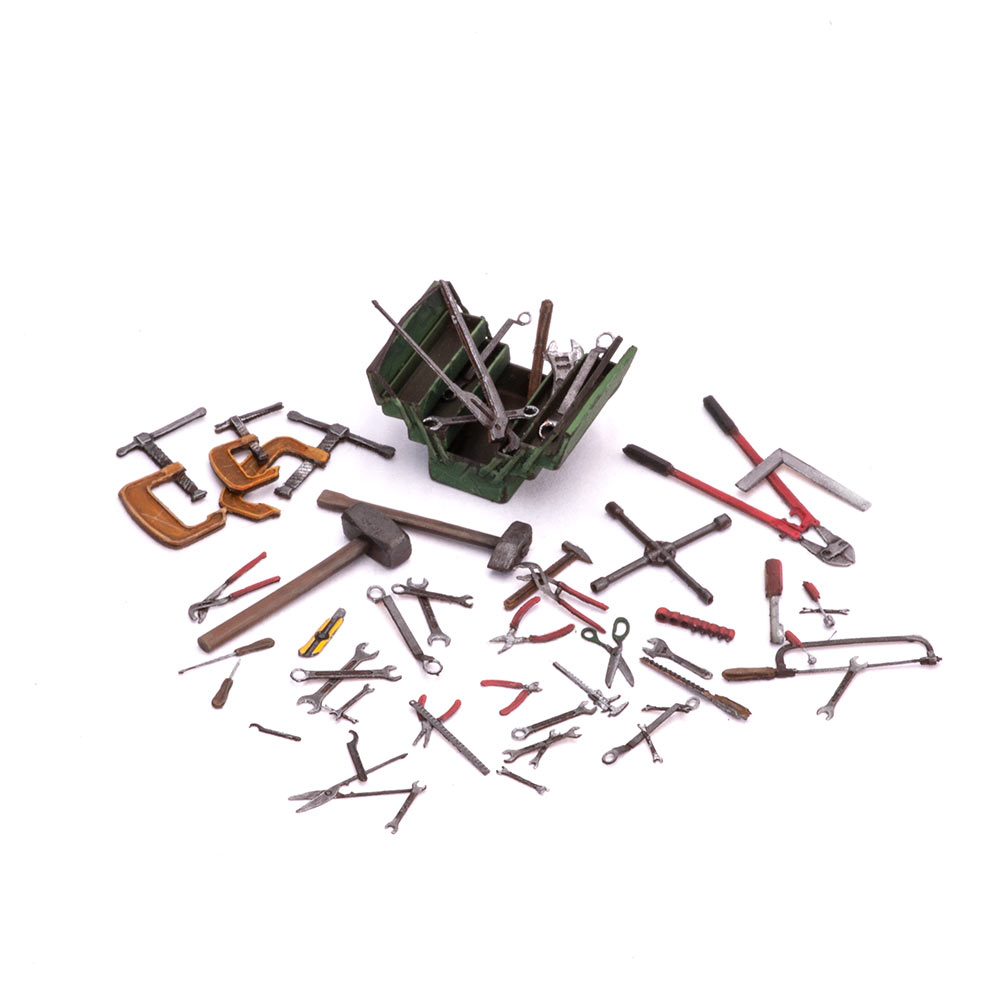 S-253  фототравление  Слесарные инструменты, размер M  (1:35)