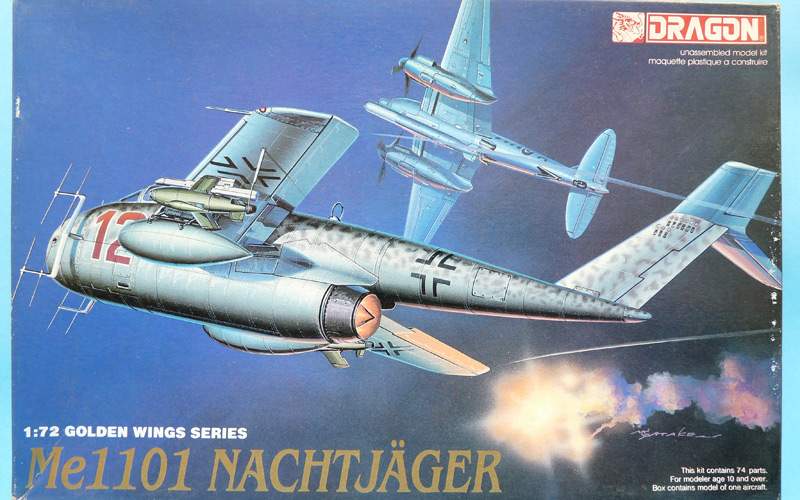 5014  авиация  Me 1101 Nachtjäger  (1:72)