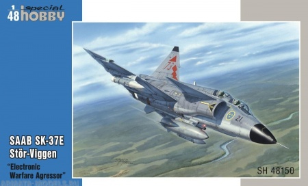 SH48150  авиация  SAAB SK-37E Stor-Viggen “Electronic Warfare Agressor”  (1:48)