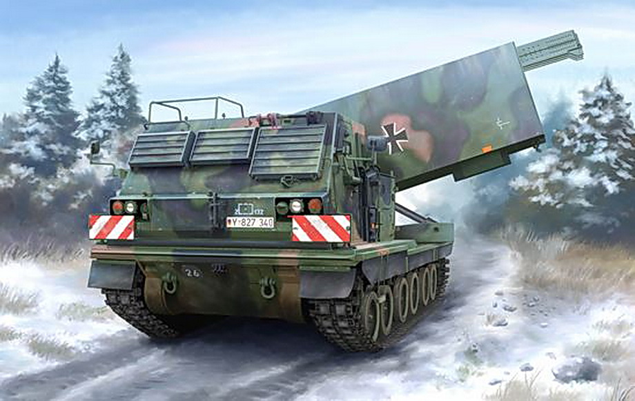 01046  техника и вооружение  РСЗО  Mittleres Artillerie Raketen System (MARS)  (1:35)