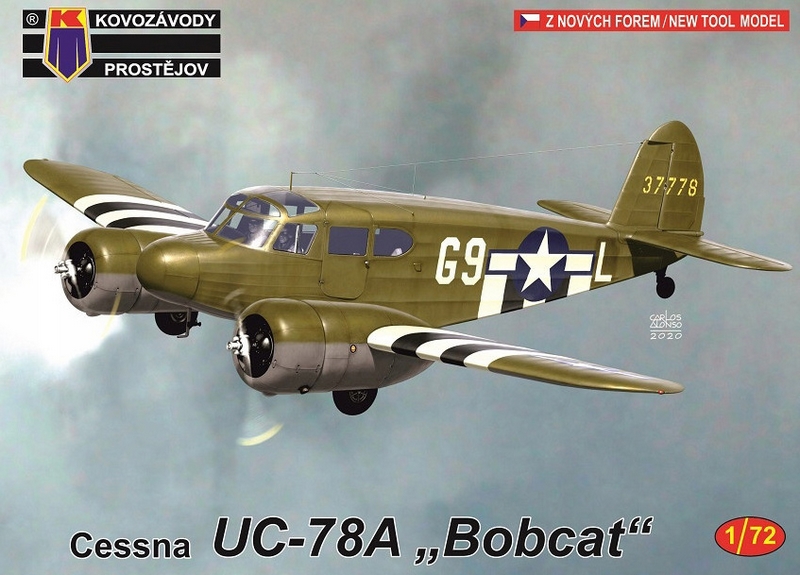 KPM0168  авиация  Cessna UC-78A "Bobcat"  (1:72)