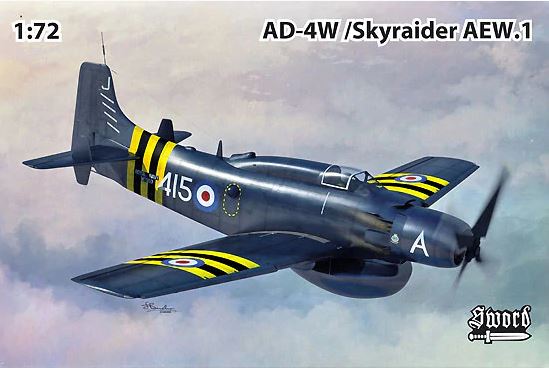 72126  авиация  AD-4W /Skyraider AEW. 1  (1:72)