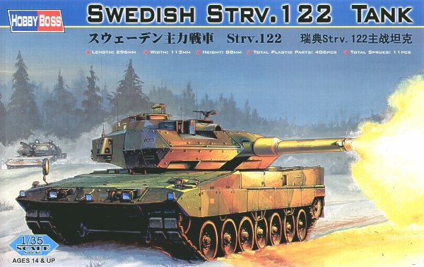 82404  техника и вооружение  Swedish Strv.122 Tank  (1:35)