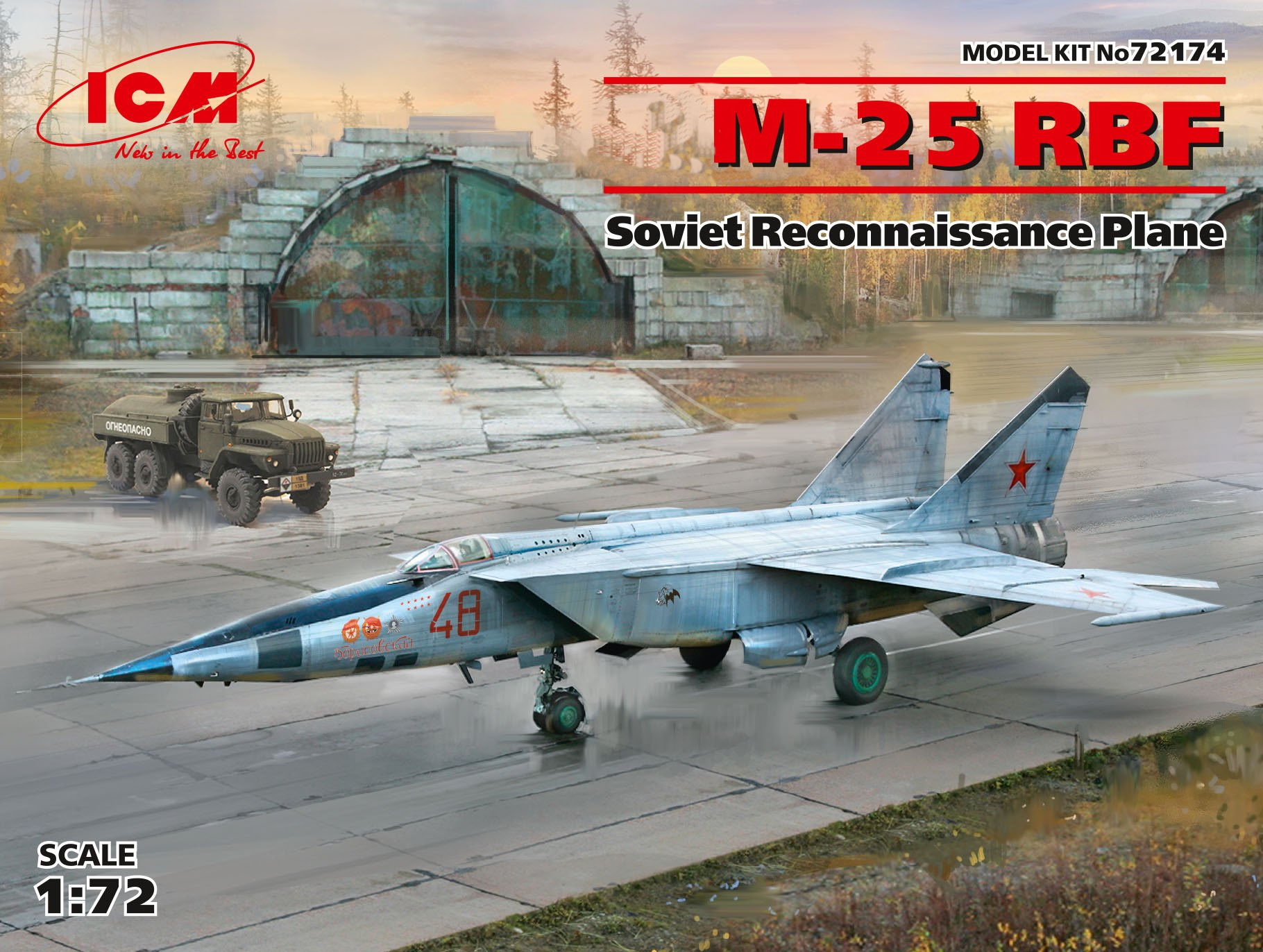 72174  авиация  M-25 RBF, Soviet Reconnaissance Plane  (1:72)