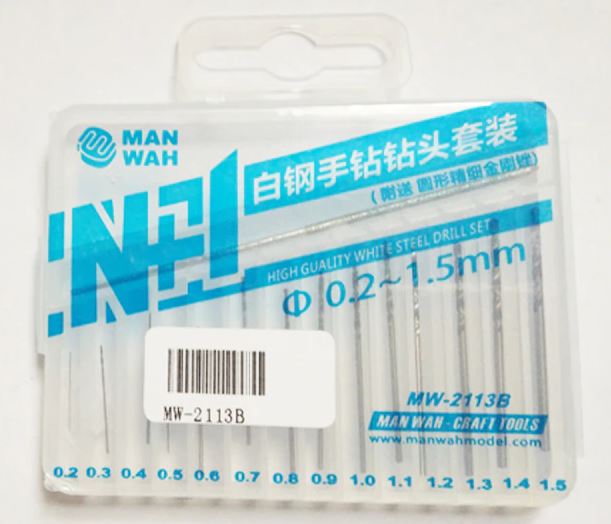 MW-2113B  ручной инструмент  Набор сверел 0,2 -1,4мм