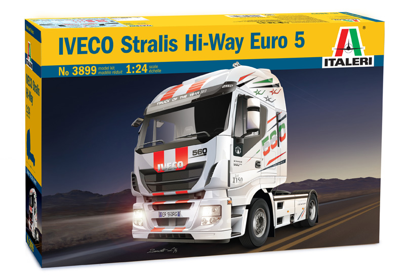 3899  автомобили и мотоциклы  IVECO Stralis Hi-Way (1:24)