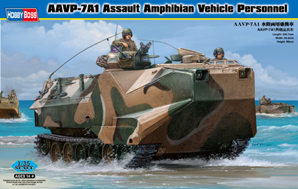 82410  техника и вооружение  AAVP-7A1 Assault Amphibian Vehicle Personnel  (1:35)