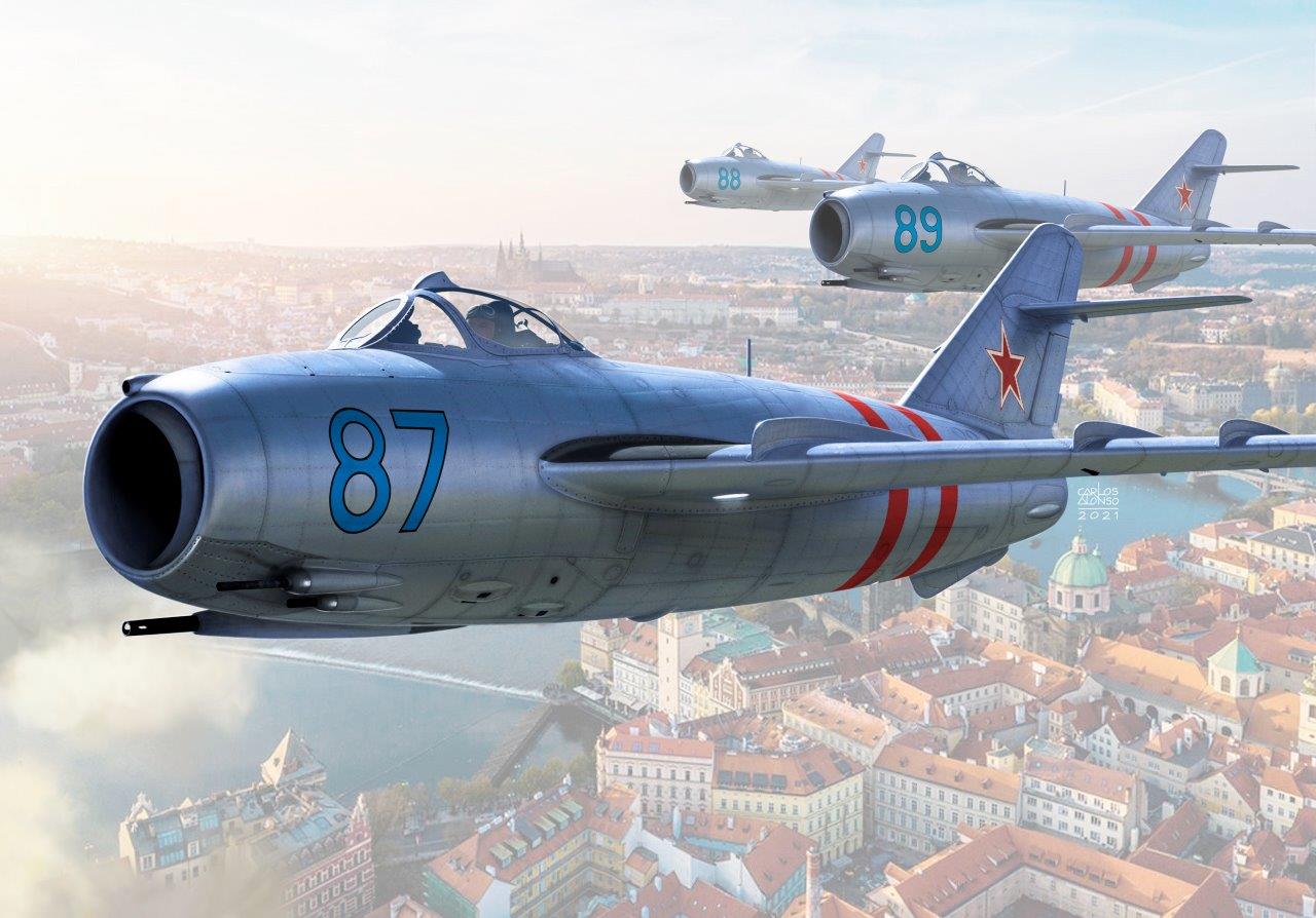 KPM4824  авиация  M&G-17A 'Fresco-A'  (1:48)