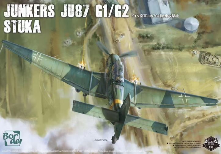 BF-002  авиация  Junkers Ju87 G1/G2 Stuka  (1:35)