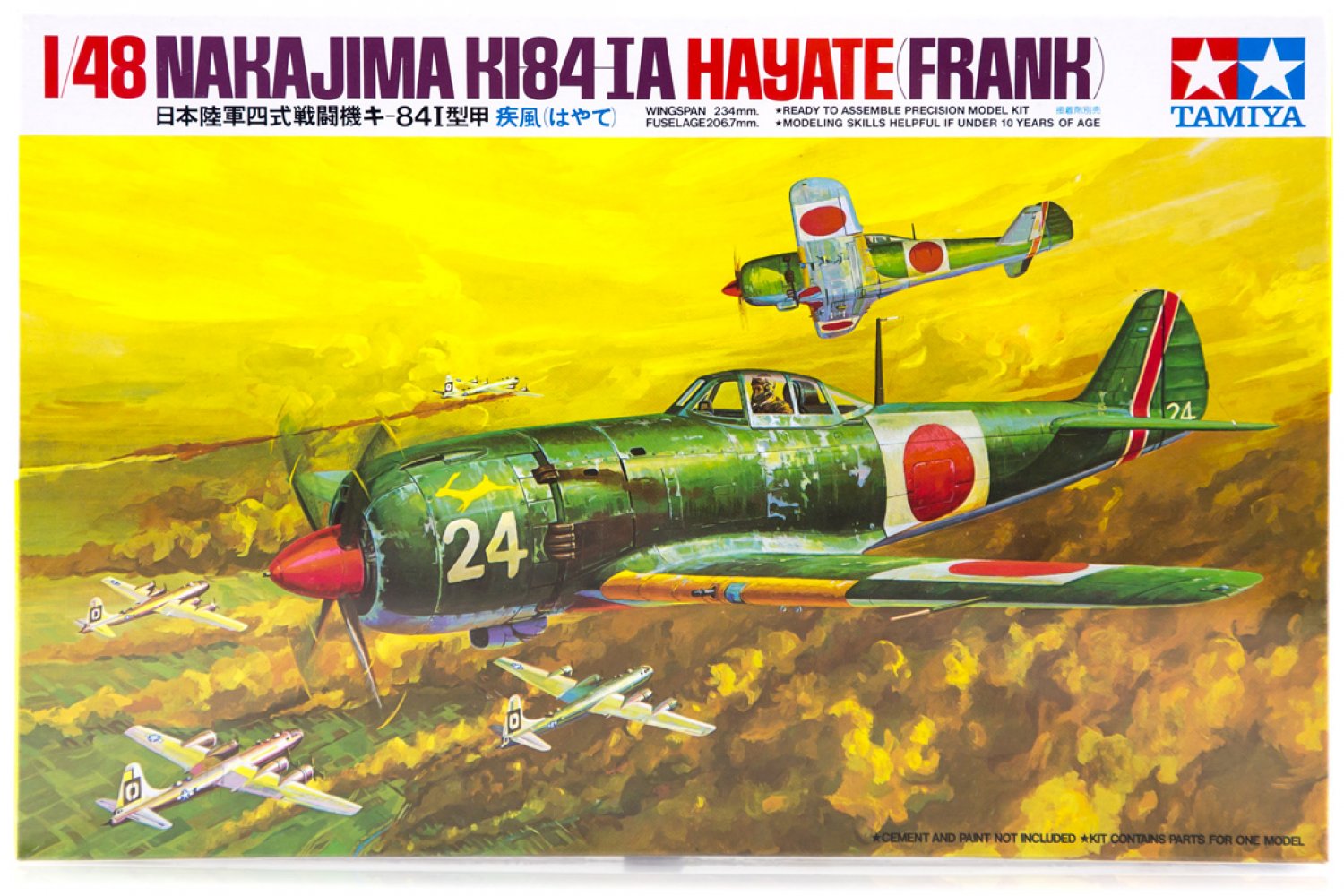 61013  авиация  Nakajima Ki-84-IA Hayate (Frank) (1:48)
