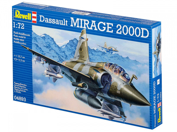 04893  авиация  Dassault Mirage 2000D  (1:72)