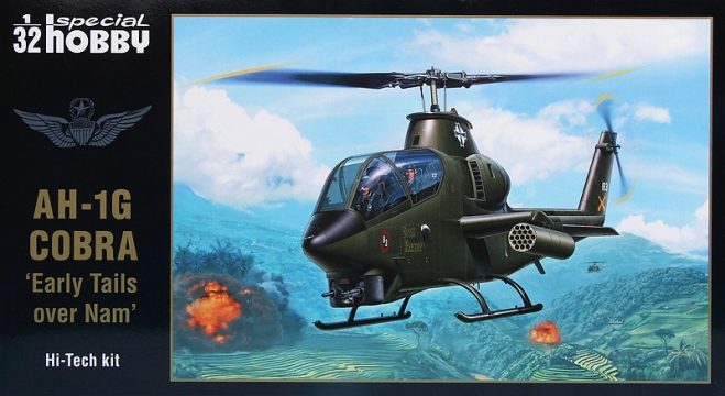 SH32082  авиация  AH-1G Cobra "Early Tails over Vietnam" Hi-Tech Kit  (1:32)