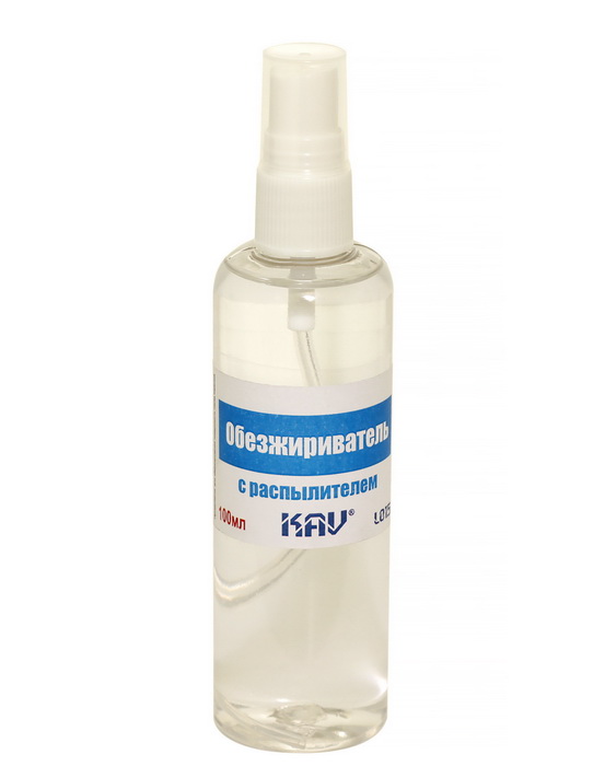KAV L015  специальные жидкости  Обезжириватель с распылителем 100 мл
