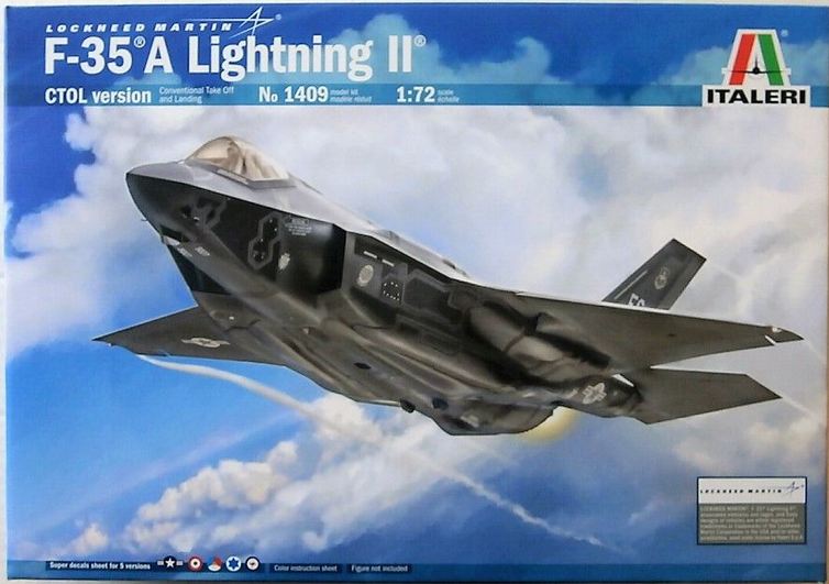 1409  авиация  F-35 A Lightning II  (1:72)