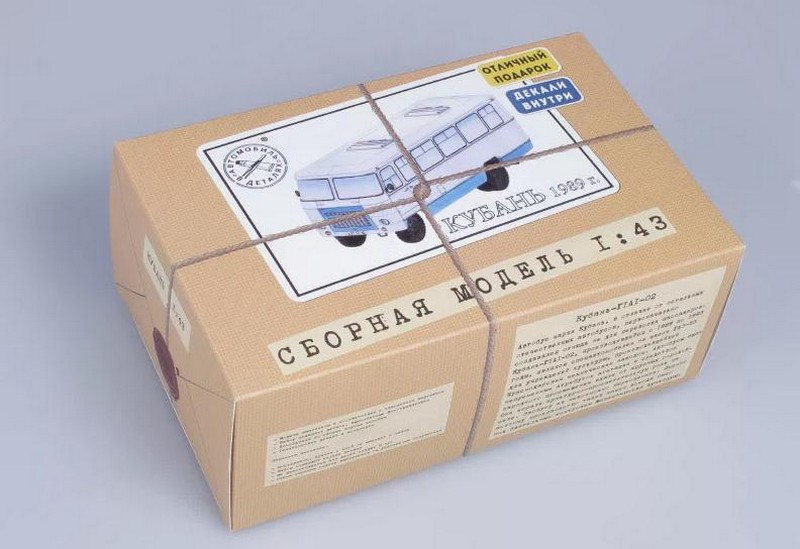 4008KIT  автомобили и мотоциклы  Кубань 1989 г.  (1:43)