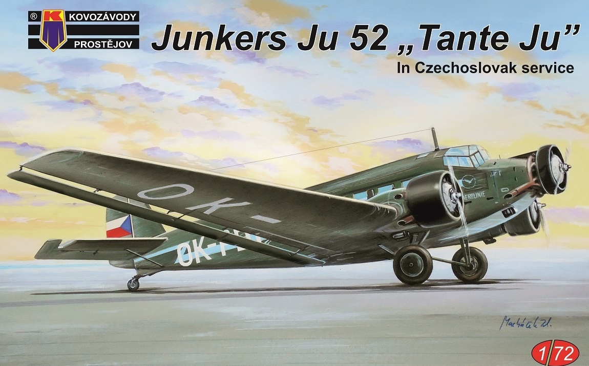 KPM0127  авиация  Ju-52 "Tante Ju"  (1:72)
