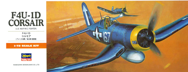 00140  авиация  F4U-1D Corsair  (1:72)