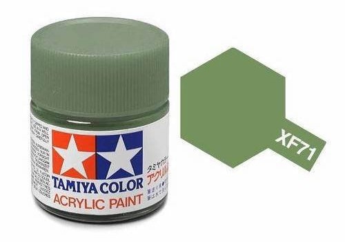 81771  краска  Акрил XF-71 Cockpit Green (зеленый кабинный)