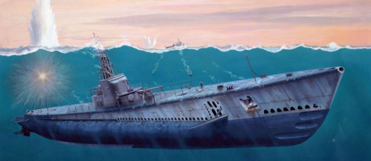 05168  флот  Gato Class Submarine  (1:72)