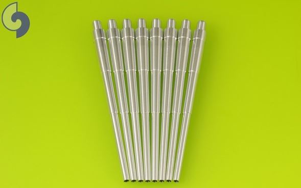 SM-200-006  металлические стволы  Battleship Bismarck стволы осн, калибра 380мм 8 шт  (1:200)