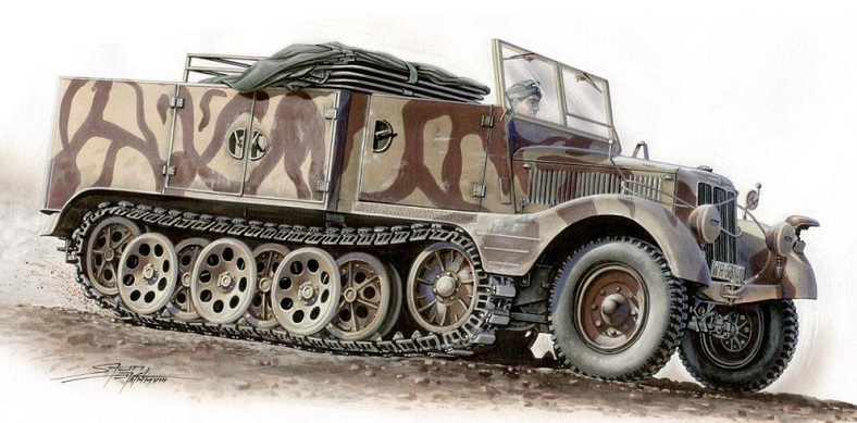 SA72004  техника и вооружение  Sd.Kfz. 11/4 Nebelkraftwagen  (1:72)