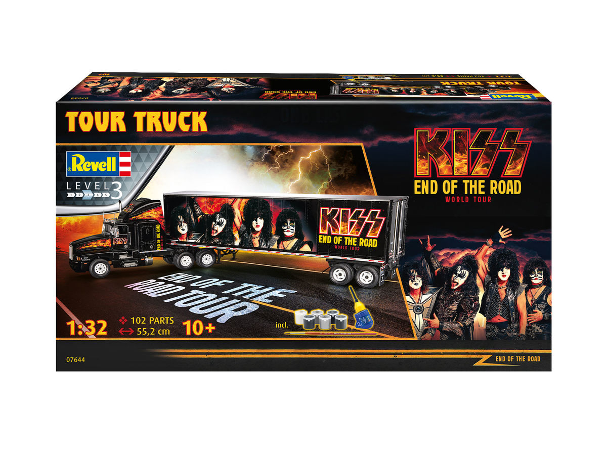 07644  автомобили и мотоциклы  KISS Tour Truck "End of the road" World Tour  (1:32)